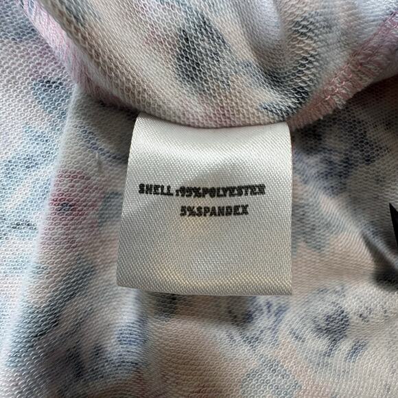 Tomsware Women’s 2XL Floral Fit & Flare Dress Peach Blue Roses 3/4 Sleeve - Picture 6 of 7